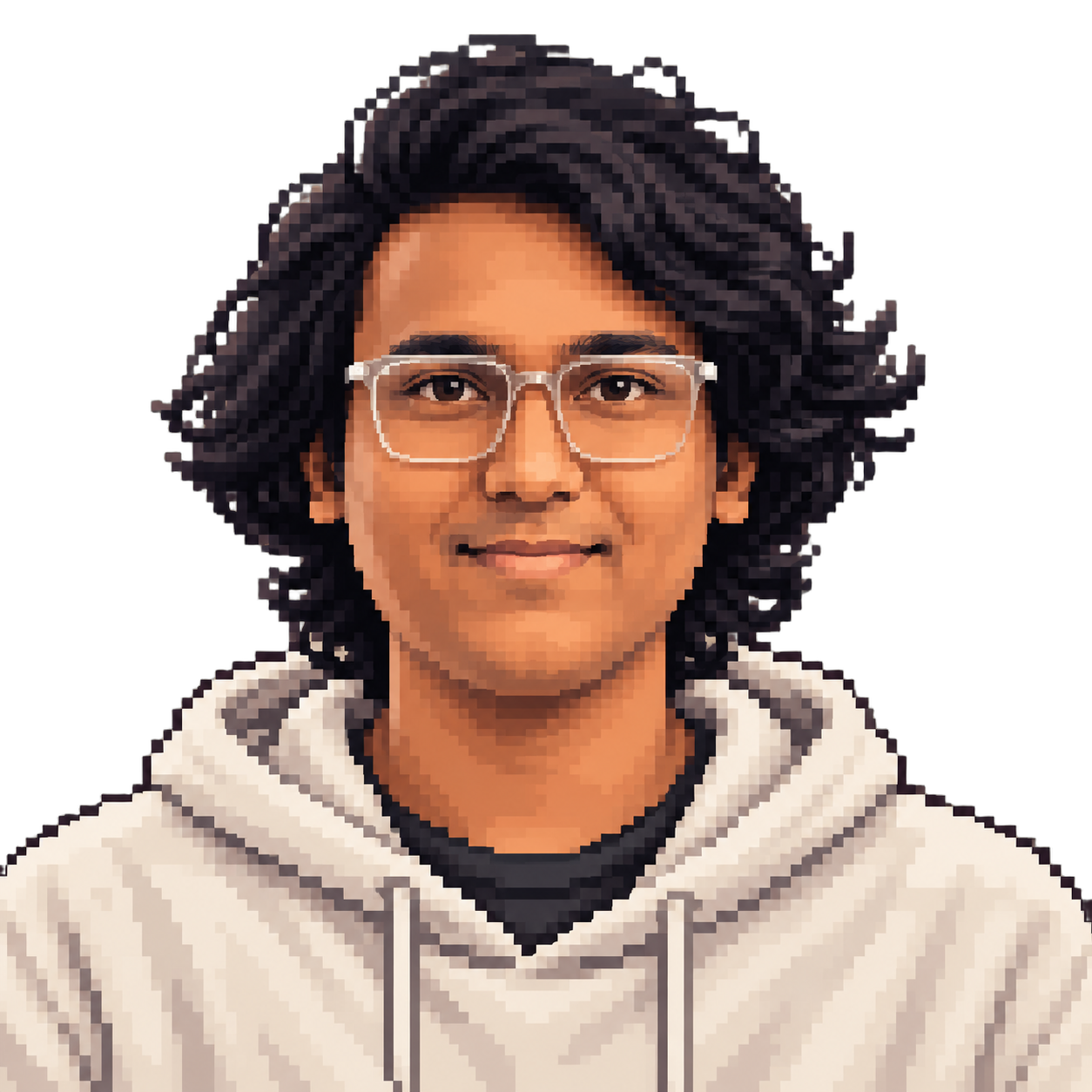 Pixel-art portrait of Rohit Kumar Pulamarasetty